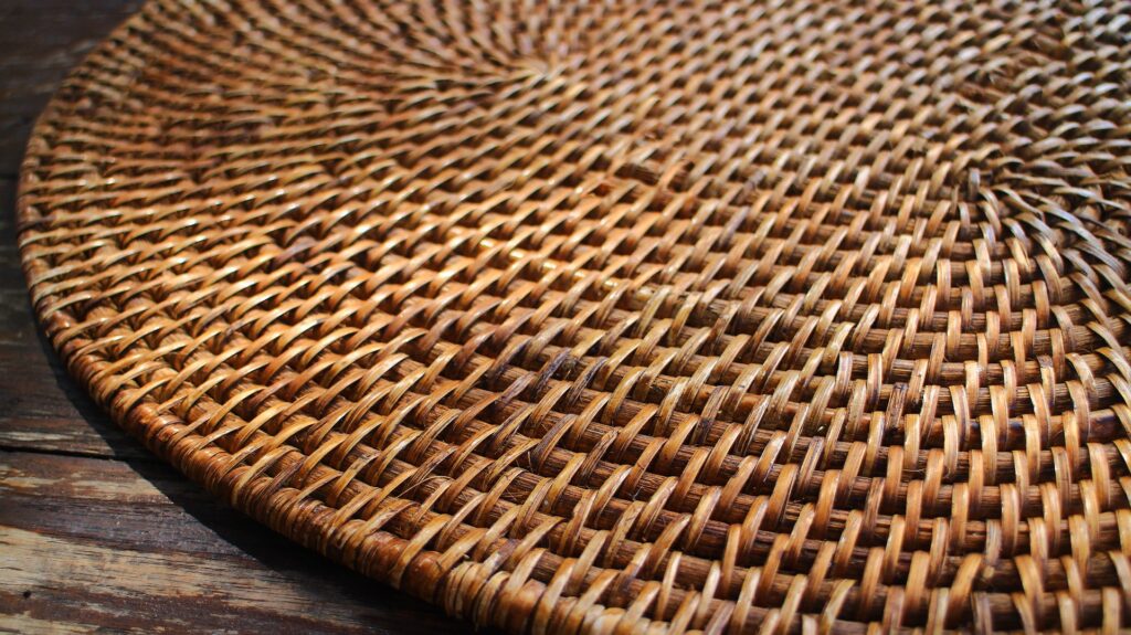 Teppich aus Bambus