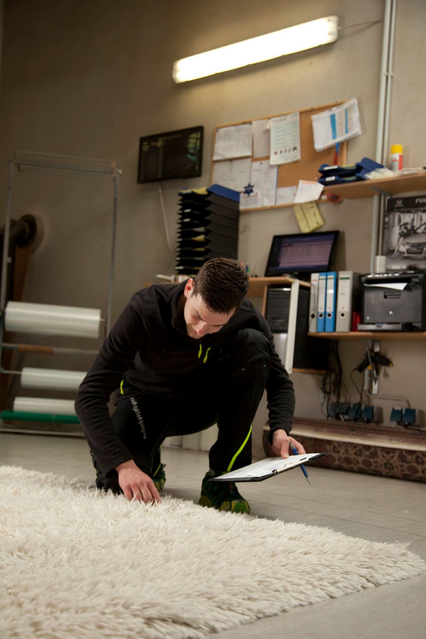 Zeit und Dauer für die Durchführung einer Teppichreinigung durch einen Fachbetrieb